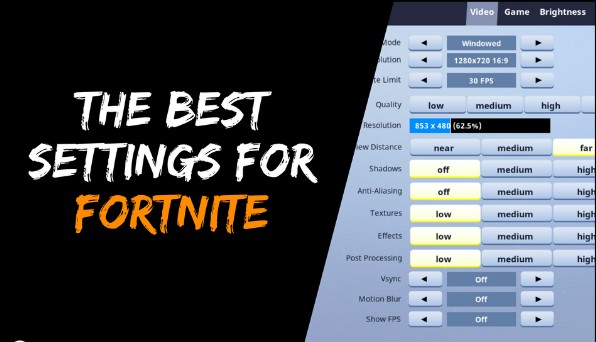 best settings for fortnite on a mac